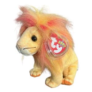 Bushy the Lion , A Ty beanie baby BnWT